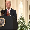 Tổng thống Joe Biden phát biểu tại Nhà Trắng. (Ảnh: AFP/TTXVN) 