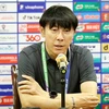 Huấn luyện viên đội tuyển Indonesia, ông Shin Tae-yong. (Ảnh: Trung Kiên/TTXVN)