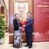 [Photo] Lễ tiếp nhận bức tranh chân dung Chủ tịch Hồ Chí Minh