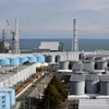 Các bể chứa nước thải tại nhà máy điện hạt nhân Fukushima Daiichi ở Okuma, tỉnh Fukushima, Nhật Bản ngày 3/2/2020. (Ảnh: AFP/TTXVN)