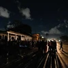 Cảnh mất điện tại La Habana, Cuba, ngày 30/9/2022. (Ảnh: AFP/TTXVN)