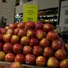 Một cửa hàng rau củ quả ở New York, Mỹ ngày 12/1/2022. (Ảnh: AFP/TTXVN)