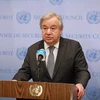 Tổng Thư ký Liên hợp quốc, ông Antonio Guterres phát biểu tại trụ sở Liên hợp quốc ở New York, Mỹ. (Ảnh: THX/TTXVN) 