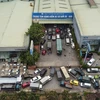 [Photo] Quá tải tại các trung tâm đăng kiểm xe cơ giới ở Hà Nội