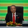 Ông Muhyiddin Yassin, khi đang giữ chức Thủ tướng Malaysia, tham dự một hội nghị trực tuyến tại Kuala Lumpur ngày 20/11/2020. (Ảnh: AFP/TTXVN) 