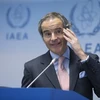 Tổng giám đốc IAEA Rafael Grossi phát biểu với báo giới tại Vienna, Áo, ngày 6/3/2023. (Ảnh: AFP/TTXVN)