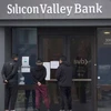 Bên ngoài trụ sở của Silicon Valley Bank tại Santa Clara, California. (Nguồn: AFP)