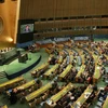 Phó Thủ tướng Trần Hồng Hà phát biển tại phiên khai mạc Hội nghị Nước Liên hợp quốc năm 2023. (Nguồn: Báo Chính phủ)