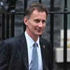 Bộ trưởng Tài chính Anh Jeremy Hunt. (Ảnh: AFP/TTXVN)