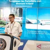 Bộ trưởng Du lịch và Kinh tế sáng tạo Indonesia Sandiaga Salahuddin Uno thông báo về việc việc mở lại đường bay Auckland-Denpasar. (Nguồn: Antaranews)