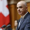 Tổng thống Thụy Sĩ Alain Berset. (Ảnh: AFP/TTXVN)