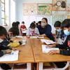 Học sinh trường Tiểu học Ia Ka, huyện Chư Păh, Gia Lai. (Ảnh: Hồng Điệp/TTXVN)