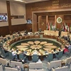 Toàn cảnh một phiên họp khẩn của Liên đoàn Arab. (Ảnh: AFP/TTXVN)
