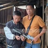 N.N.N, người dùng súng hơi bắn trọng thương nạn nhân đã bị Công an huyện Cát Tiên bắt giữ. (Nguồn: Báo Lâm Đồng)