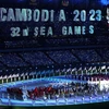 Ngày 5/5, Lễ khai mạc Đại hội Thể thao Đông Nam Á lần thứ 32 (SEA Games 32) diễn ra hoành tráng trên sân vận động quốc gia Morodok Techo ở Phnom Penh, Vương quốc Campuchia. (Ảnh: THX/TTXVN)