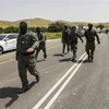 Binh sỹ Israel được triển khai gần giao lộ Hamra, phía Bắc thung lũng Jordan, Khu Bờ Tây, sau một vụ tấn công bằng súng ngày 7/4/2023. (Ảnh: AFP/TTXVN)