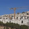 Công trình xây dựng một khu định cư của Israel ở Bờ Tây. (Ảnh: AFP/TTXVN)