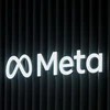 Biểu tượng Meta tại Diễn đàn Kinh tế Thế giới ở Davos, Thụy Sĩ ngày 22/5/2022. (Ảnh: AFP/TTXVN)