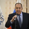 Ngoại trưởng Nga Sergei Lavrov phát biểu tại thủ đô Moskva ngày 30/6/2023. (Ảnh: AFP/TTXVN)
