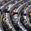 Một phiên họp của Nghị viện châu Âu. (Ảnh: AFP/TTXVN)