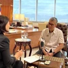 Bộ trưởng Đầu tư, Thương mại và Công nghiệp Malaysia (MITI) Tengku Datuk Seri Utama Zafrul trả lời phỏng vấn của phóng viên TTXVN tại Malaysia. (Ảnh: Thúy An/TTXVN)