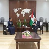 Thủ tướng Palestine Mohammad Ibrahim Shtayyeh tiếp Đoàn Đại biểu Liên hiệp các Tổ chức Hữu nghị Việt Nam và Ủy ban Việt Nam Đoàn kết với Nhân dân Palestine. (Nguồn: VUFO)