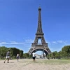 Khu vực tháp Eiffel ở Paris. (Nguồn: AFP/TTXVN)