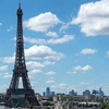 Tháp Eiffel ở Thủ đô Paris, Pháp. (Ảnh: AFP/TTXVN)