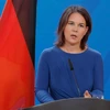 Ngoại trưởng Đức Annalena Baerbock trong cuộc họp báo ở Berlin ngày 22/6/2023. (Ảnh: AFP/TTXVN)