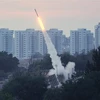 Hệ thống đánh chặn tên lửa Vòm sắt của Israel được triển khai ngăn loạt rocket phóng từ Dải Gaza xuống lãnh thổ Nhà nước Do Thái, ngày 10/5/2023. (Ảnh: THX/TTXVN)