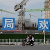 Một công trình xây dựng của Tập đoàn bất động sản Evergrande ở Quảng Châu, tỉnh Quảng Đông, Trung Quốc, ngày 17/9/2021. (Ảnh: AFP/TTXVN)