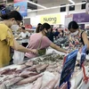 Nhóm hàng thủy hải sản có sức mua tăng cao trong dịp Lễ 2/9 tại thị trường Thành phố Hồ Chí Minh. (Ảnh: Mỹ Phương/TTXVN)