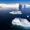 Băng trôi trên Vịnh Disko ở Ilulissat, Greenland, ngày 30/6/2022. (Ảnh: AFP/TTXVN)