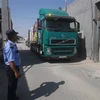 Cửa khẩu Kerem Shalom ở thành phố Rafah, miền Nam Dải Gaza, ngày 5/9/2023. (Ảnh: THX/TTXVN)