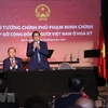 Thủ tướng Phạm Minh Chính gặp đại diện Cộng đồng Người Việt Nam tại Hoa Kỳ. (Ảnh: Dương Giang/TTXVN)