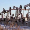 Các máy bơm dầu tại một cơ sở lọc dầu của Nga. (Ảnh: TASS/TTXVN)