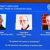 Các nhà khoa học nhận được Giải Nobel Hóa học năm 2023. (Nguồn: AFP)