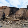 Nhà bị phá hủy trong một vụ tấn công tại Mali. (Ảnh: AFP/TTXVN)