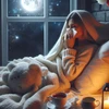 Các triệu chứng cảm lạnh và cúm có xu hướng trở nên tồi tệ hơn vào ban đêm. (Nguồn: Ảnh do AI tạo ra từ Bing Image Creator)