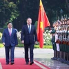 Thủ tướng Phạm Minh Chính đón và hội đàm với Thủ tướng Belarus