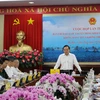 Phó Thủ tướng Chính phủ Trần Lưu Quang phát biểu. (Ảnh: Hoàng Nhị/TTXVN)