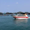 Canô cao tốc phục vụ du khách tham quan, du lịch, trải nghiệm trên vùng biển đảo Phú Quốc. (Ảnh: Lê Huy Hải/TTXVN)