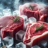 Về nguyên tắc, việc ăn thịt đông lạnh không gây ra tác hại rõ ràng đối với sức khỏe con người. (Nguồn: Ảnh do AI tạo ra từ Bing Image Creator)