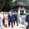 Tổng thống Đức và Phu nhân tham quan Khu Di tích Lịch sử Văn Miếu-Quốc Tử Giám