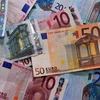 Đồng euro tại Lille, Pháp. (Ảnh: AFP/TTXVN) 