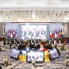 Toàn cảnh Hội nghị Bộ trưởng Kinh tế ASEAN hẹp lần thứ 30 (AEMR-30). (Ảnh: Phạm Kiên/TTXVN)