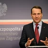 Ngoại trưởng Ba Lan Radoslaw Sikorski. (Ảnh: AFP/TTXVN)