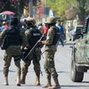 Cảnh sát Haiti tăng cường an ninh tại Port-au-Prince ngày 9/3/2024. (Ảnh: AFP/TTXVN)