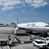 Máy bay Boeing của hãng hàng không United Airlines tại sân bay quốc tế Denver, Colorado, Mỹ. (Ảnh: AFP/TTXVN)