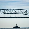 Cây cầu Francis Scott Key ở Baltimore, Maryland, Mỹ. (Ảnh: AFP/TTXVN)